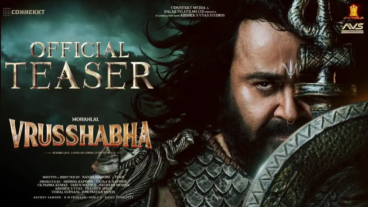 Vrusshabha Oﬃcial Teaser