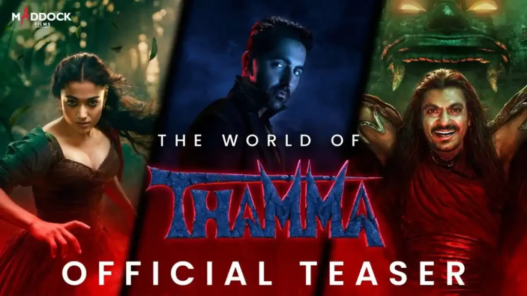 Thamma Trailer: Ayushmann Khurrana's Horror Comedy Universe Expands 2 Thamma Trailer