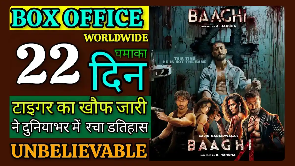 Baaghi 4 22nd Day Box Office Collection