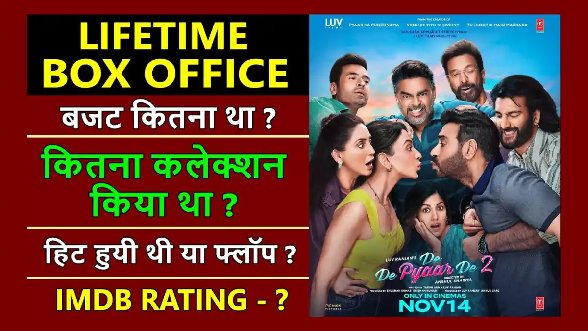 De De Pyaar De 2 Lifetime Worldwide Box Office Collection